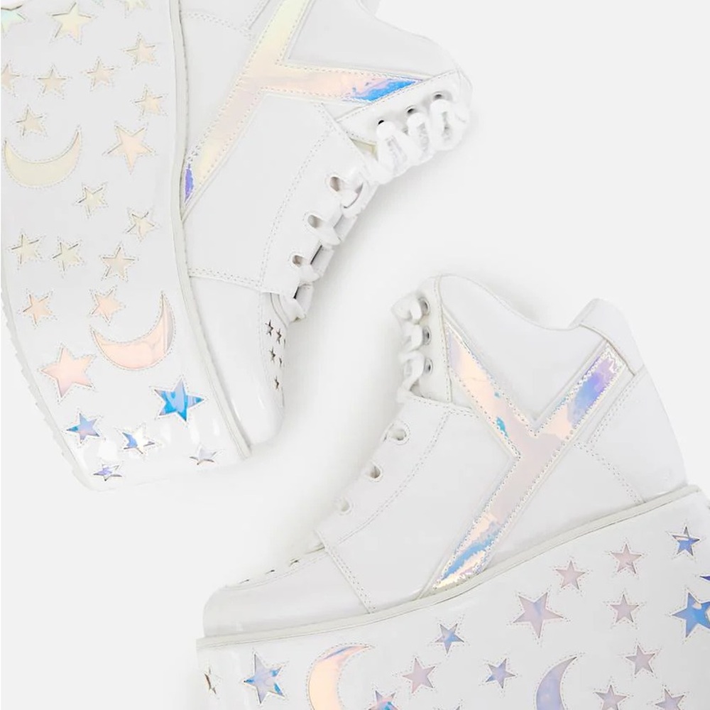 QOZMO MOON STAR PLATFORM SNEAKERS